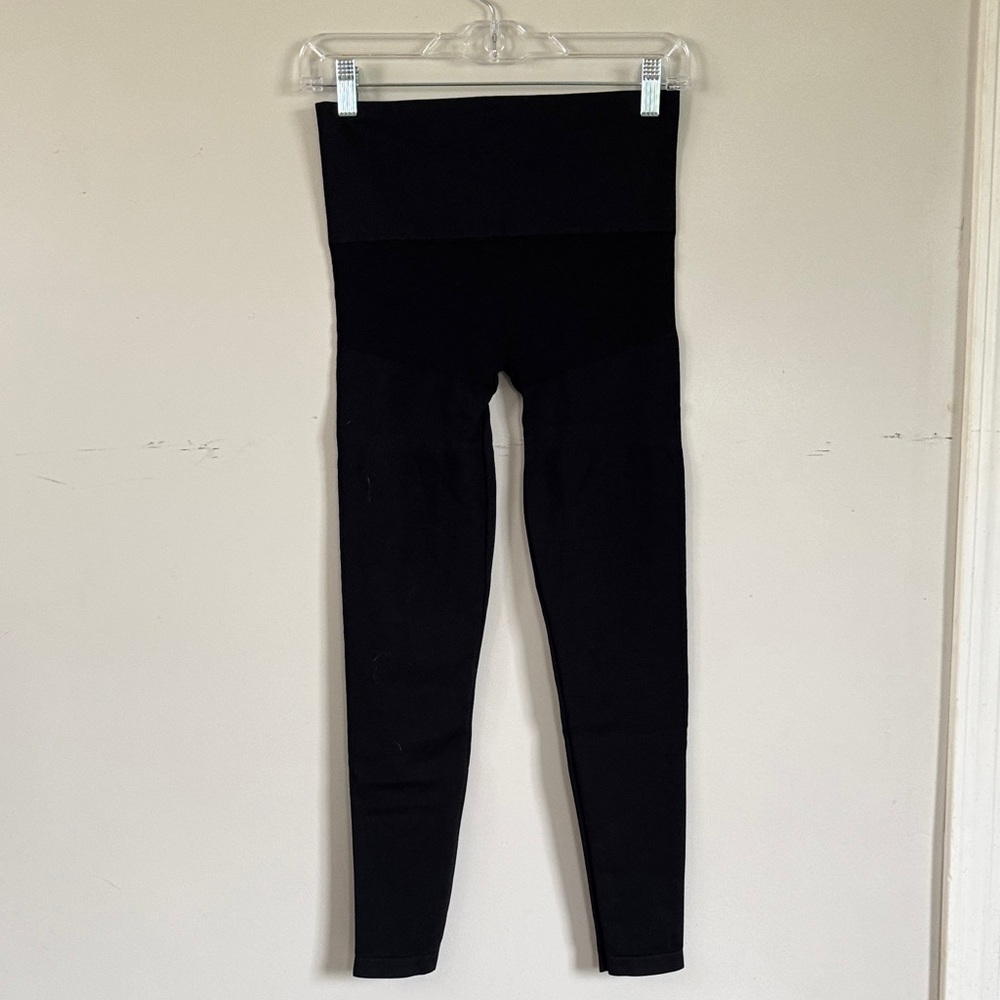 Blanqui Maternity High Waist Leggings Small Support Belly Panel‎